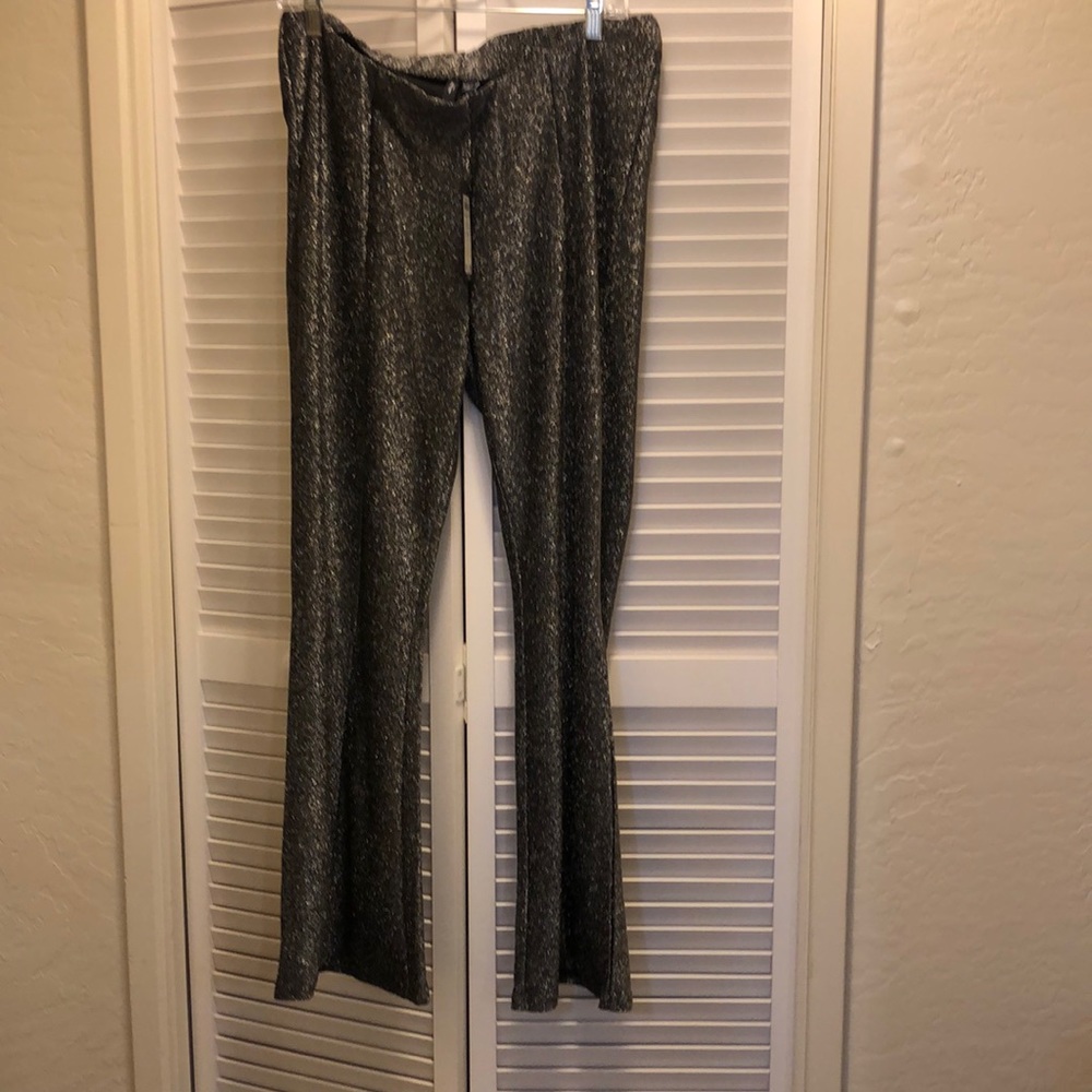 Veto Modo Black/Metallic Bootcut Pants